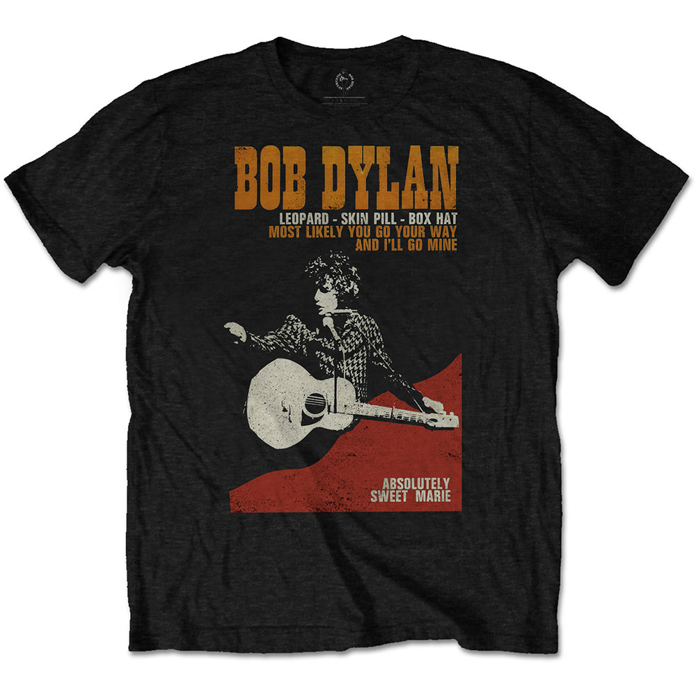 Tričko Bob Dylan - Sweet Marie, Unisex,Čierna,XXL