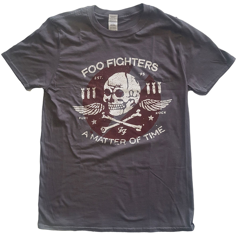 Tričko Foo Fighters - Matter of Time, Unisex,Šedá,XXL