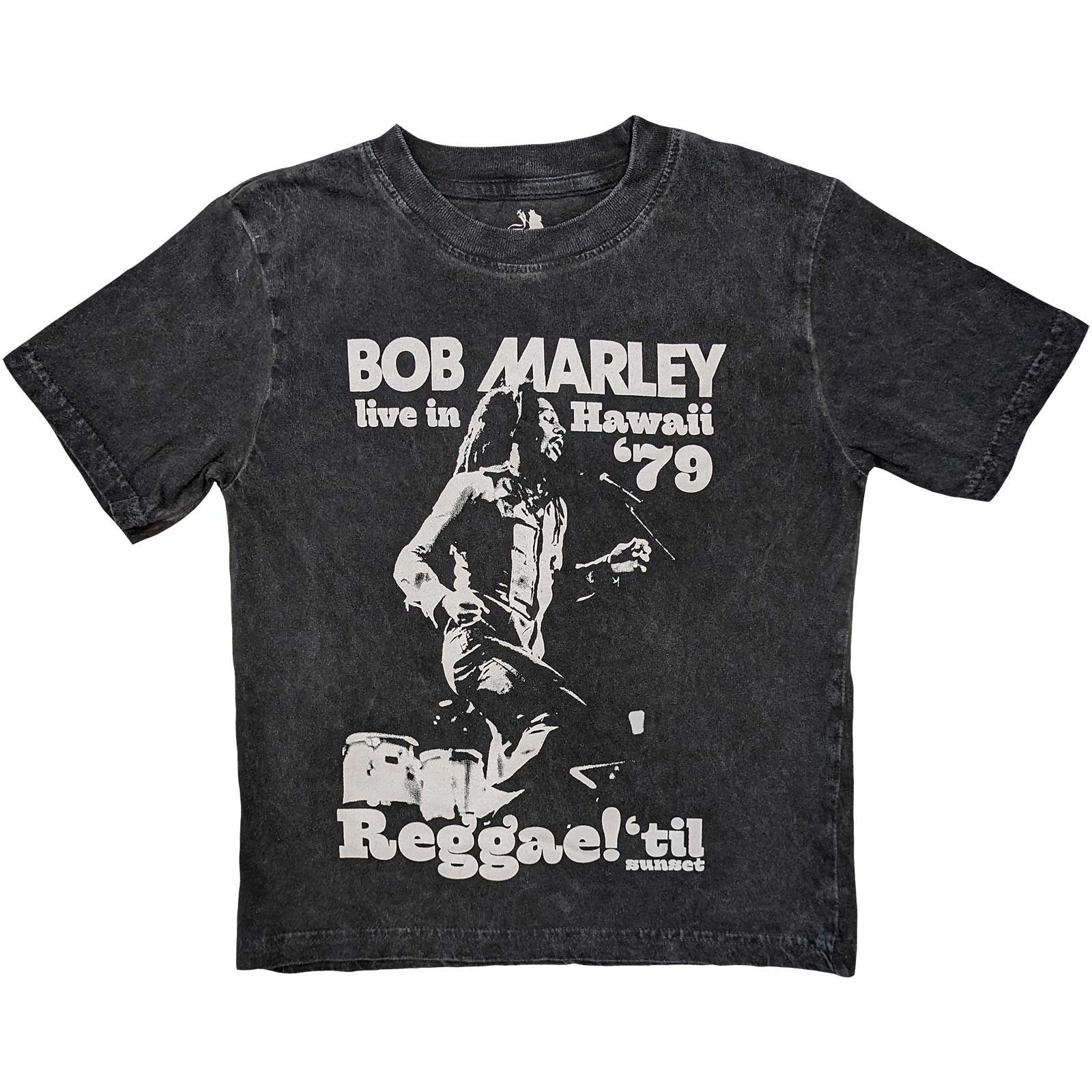 Tričko Bob Marley - Hawaii Snow Wash, Dieťa,Šedá,11 – 12 rokov
