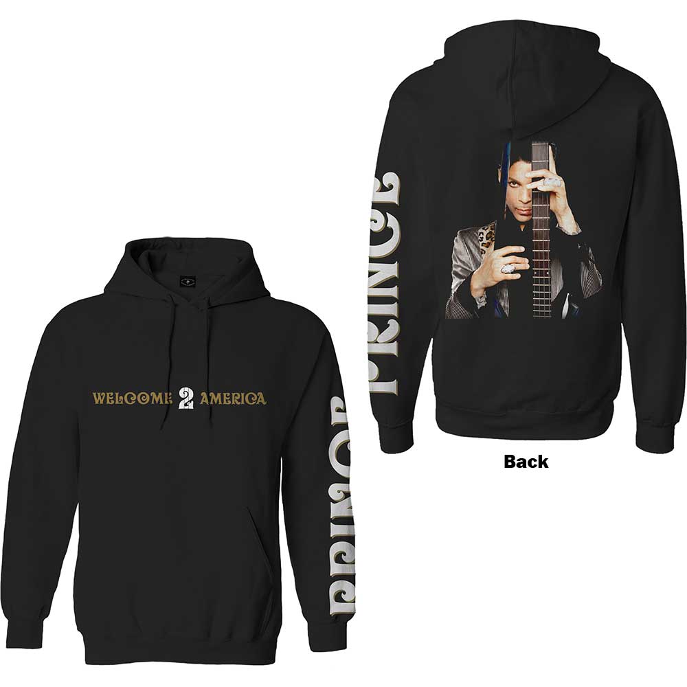 Mikina Prince - Welcome 2 America, Unisex,Čierna,XXL