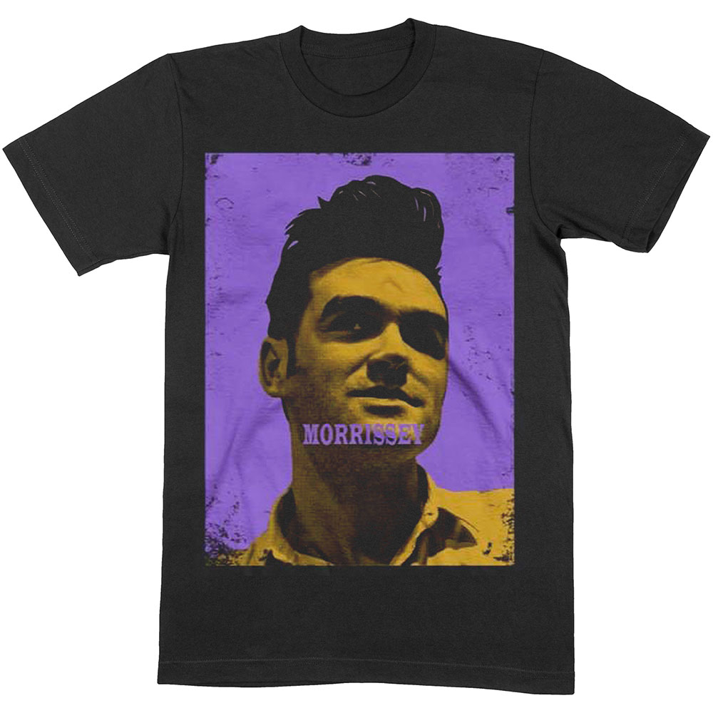 Tričko Morrissey - Purple & Yellow, Unisex,Čierna,XXL