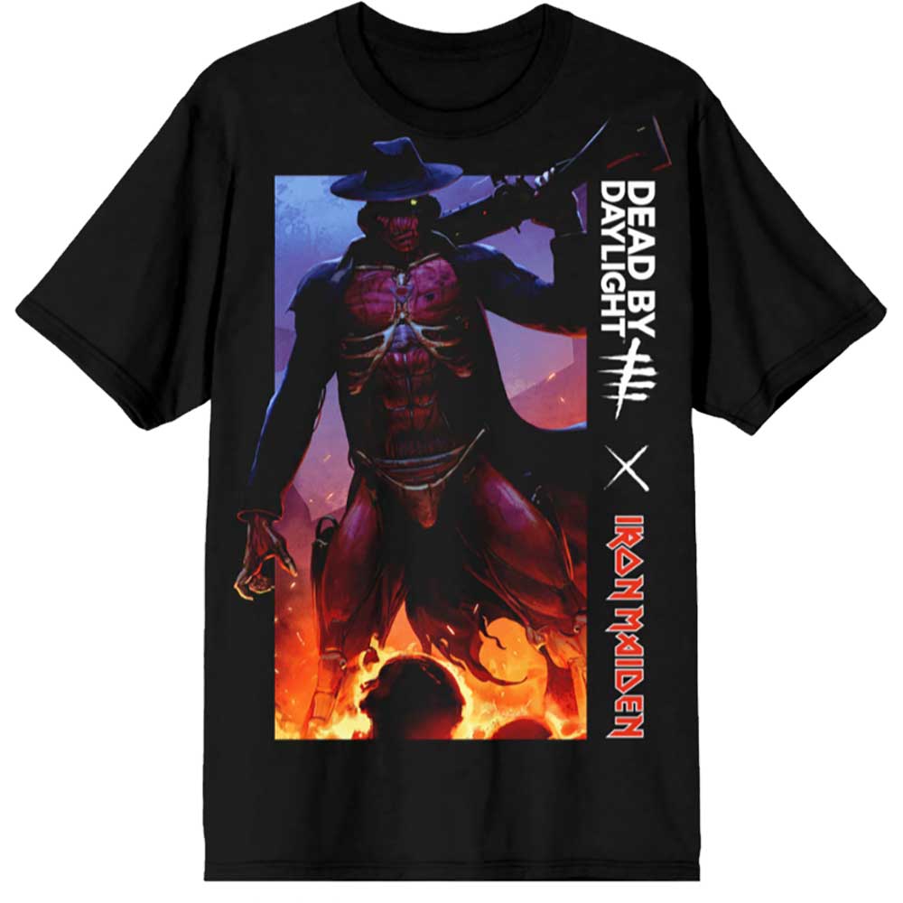Tričko Iron Maiden - Dead By Daylight Gunslinger, Unisex,Čierna,S