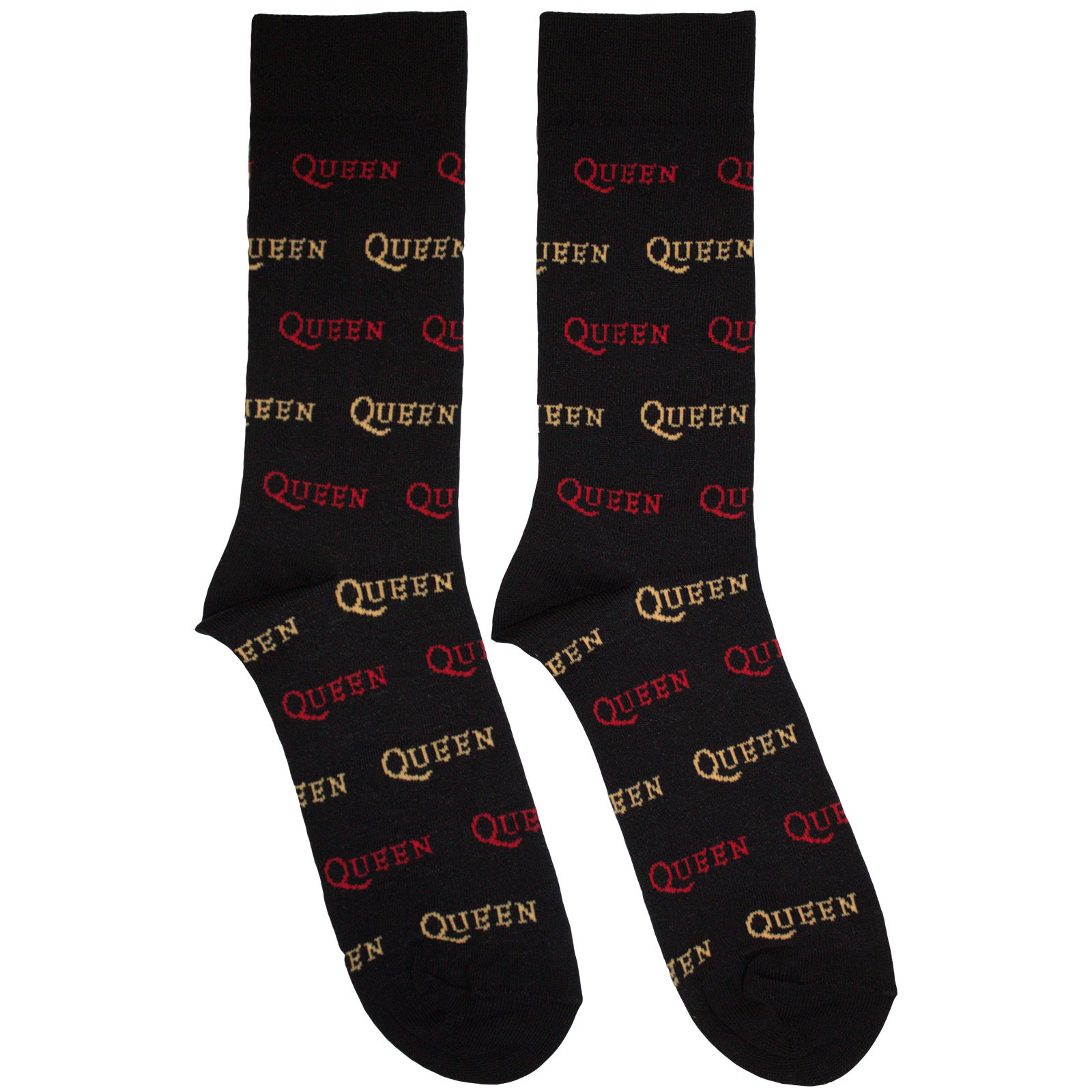 Ponožky Queen - Logo Repeat Colour, Unisex,Čierna,UK 7 - 11