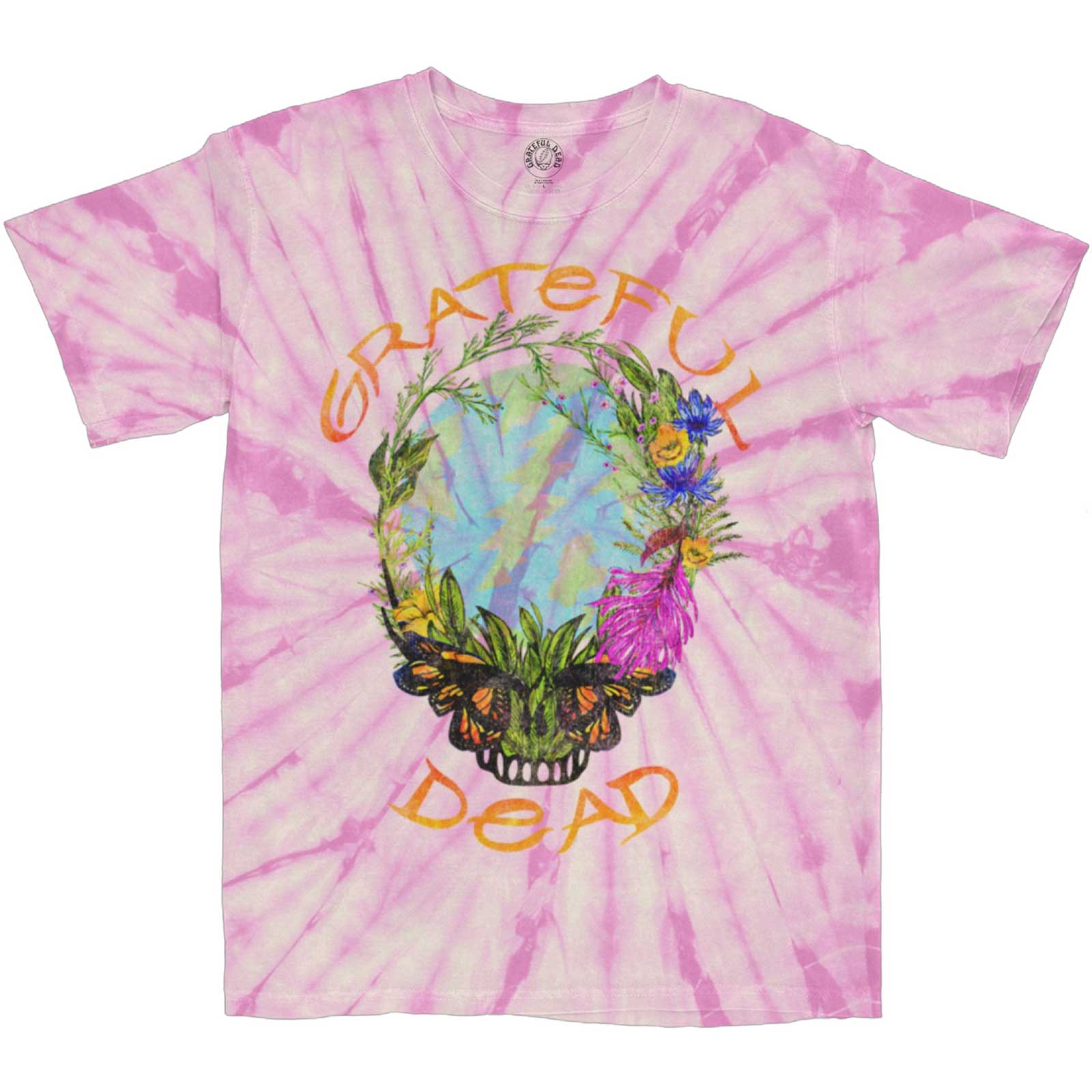 Tričko Grateful Dead - Forest Dead, Unisex,Ružová,XXL