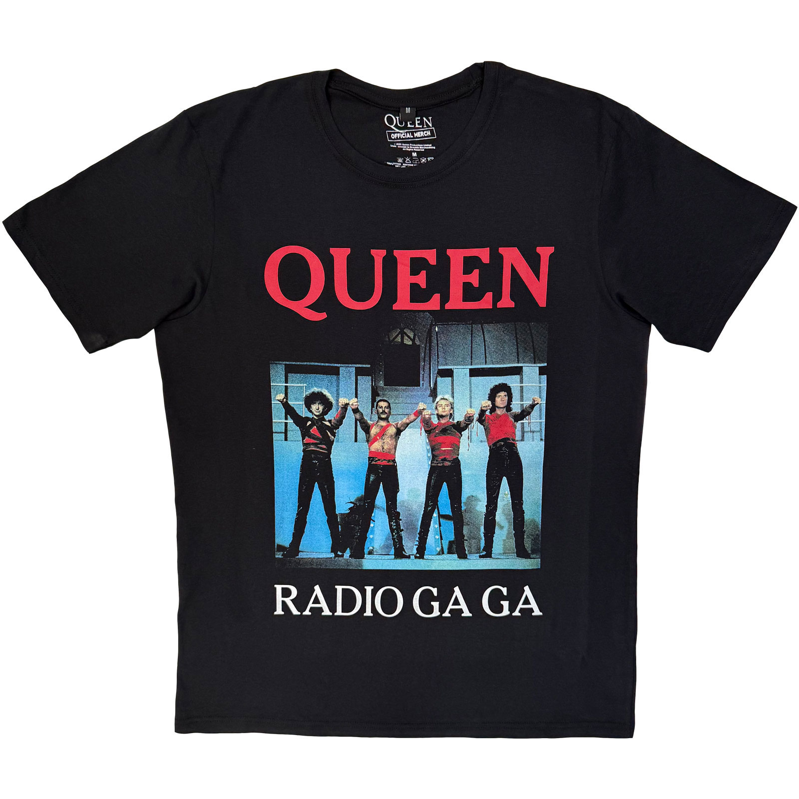 Tričko Queen - Radio Ga Ga, Unisex,Čierna,XXL
