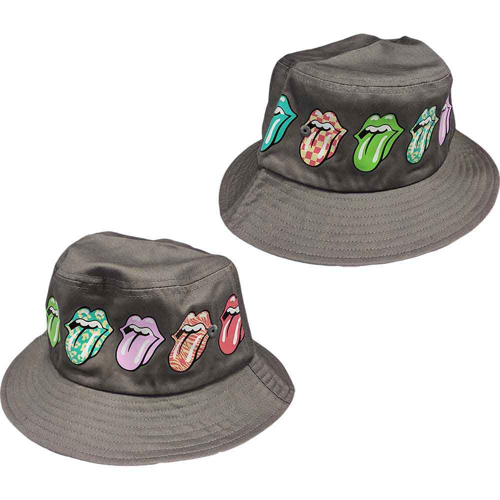 Klobúk The Rolling Stones - Multi-Tongue Pattern, Unisex,Šedá,L/XL
