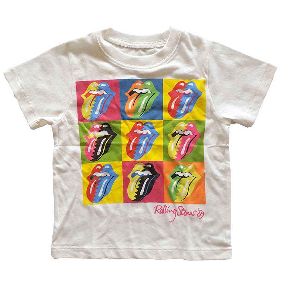 Tričko The Rolling Stones - Two-Tone Tongues, Dieťa,Biela,5 – 6 rokov