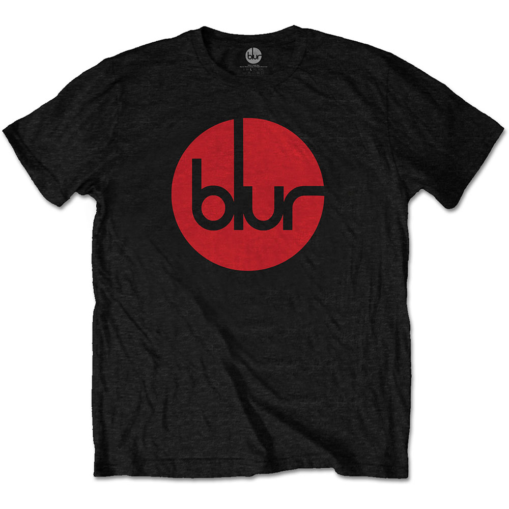 Tričko Blur - Circle Logo, Unisex,Čierna,XXL