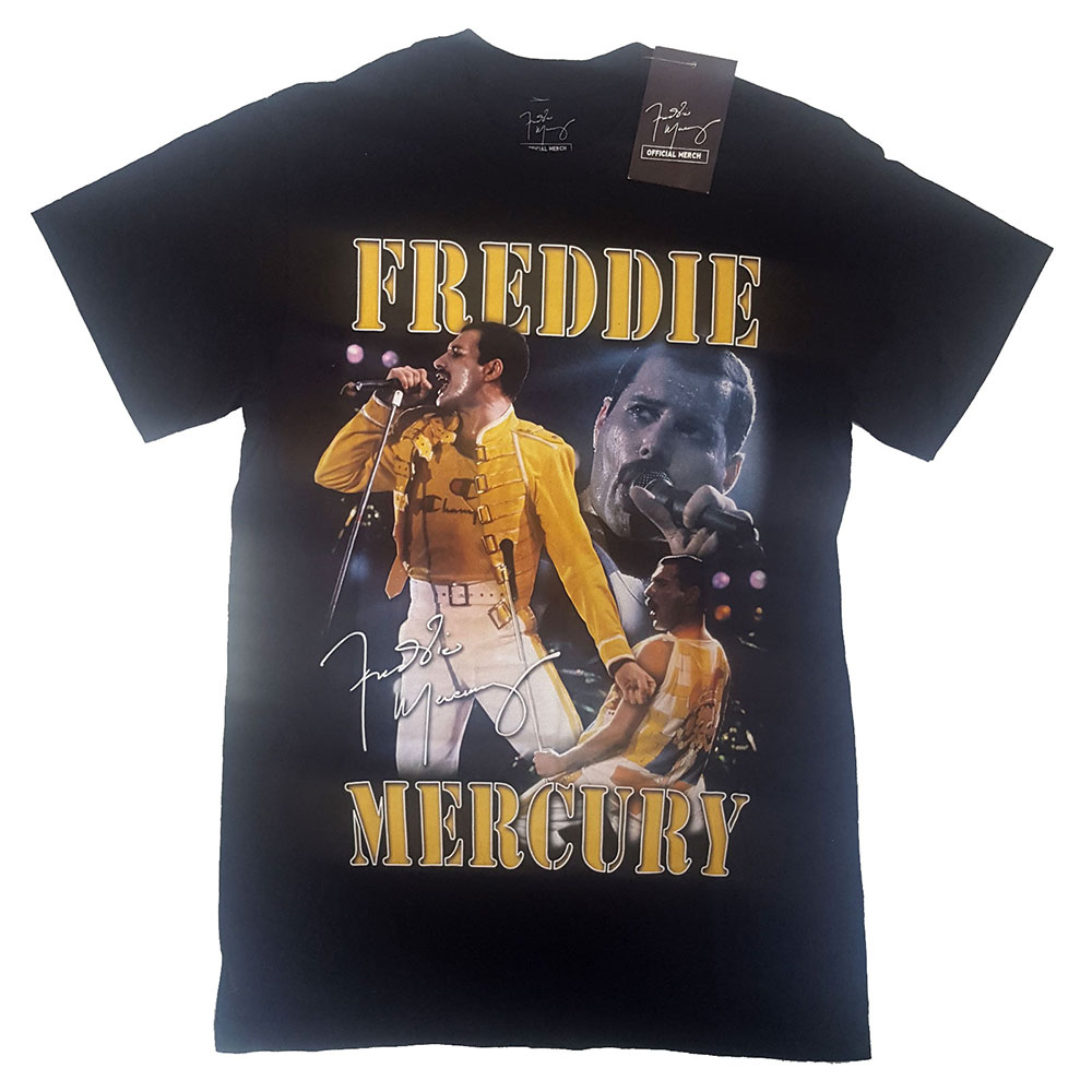 Tričko Freddie Mercury - Live Homage, Unisex,Čierna,XXL