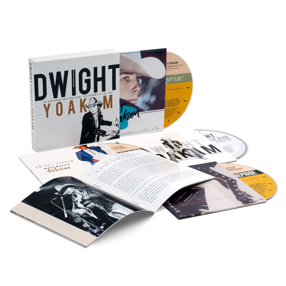 CD Dwight Yoakam - THE BEGINNING AND THEN SOME: THE ALBUMS OF THE ‘80S (4CD WALLETS IN SLIPCASE, RSD 2024)