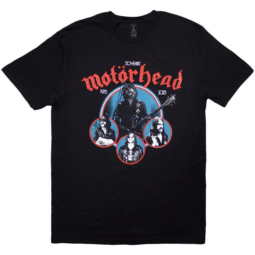 Tričko Motörhead - 50 Years Lemmy Circles, Unisex,Čierna,XXL