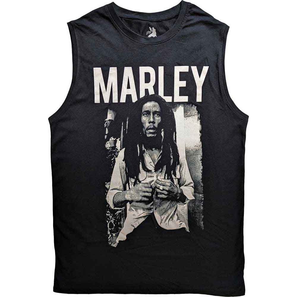 Tielko Bob Marley - Marley B&W, Unisex,Čierna,XL
