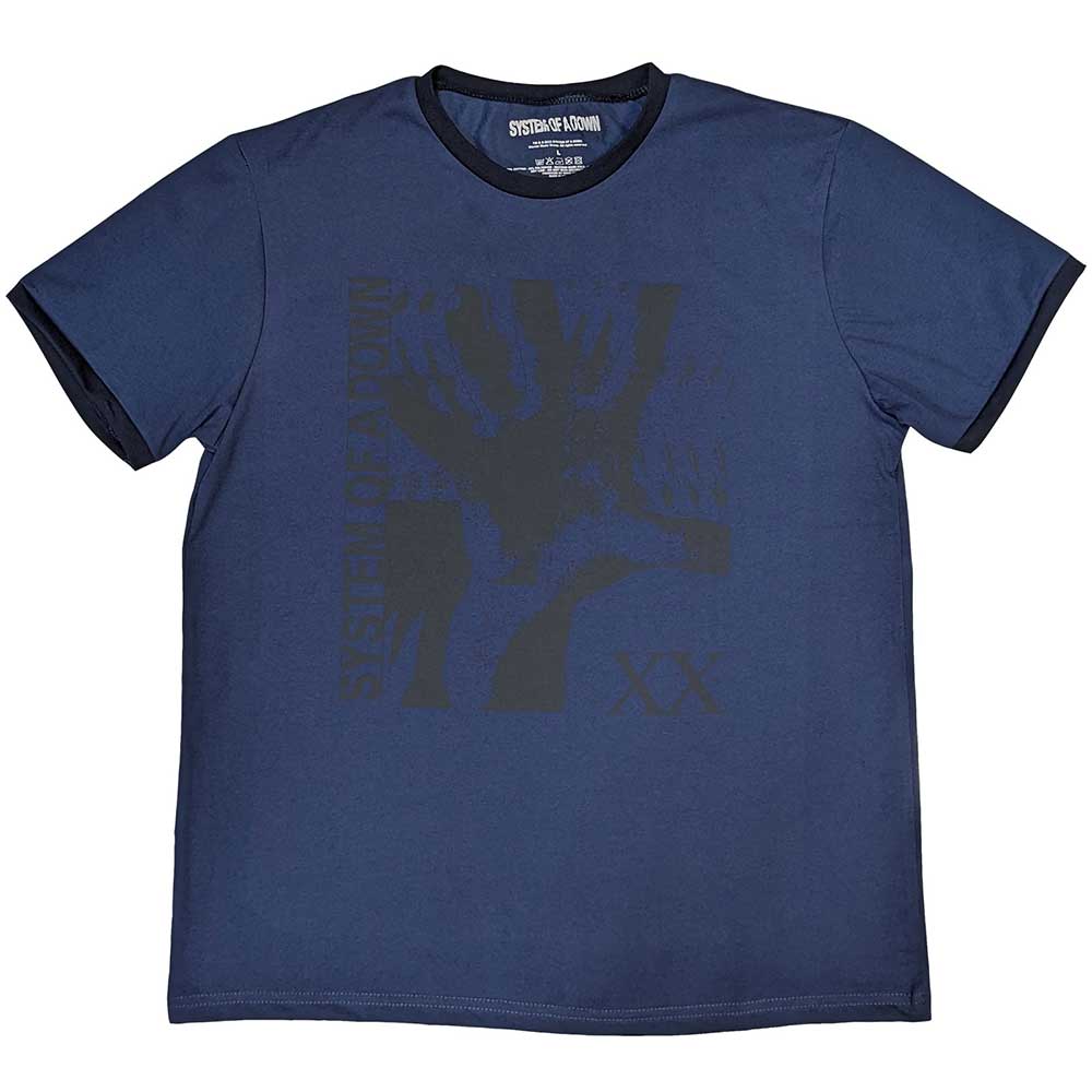 Tričko System of a Down - Intoxicated, Unisex,Modrá,XXL
