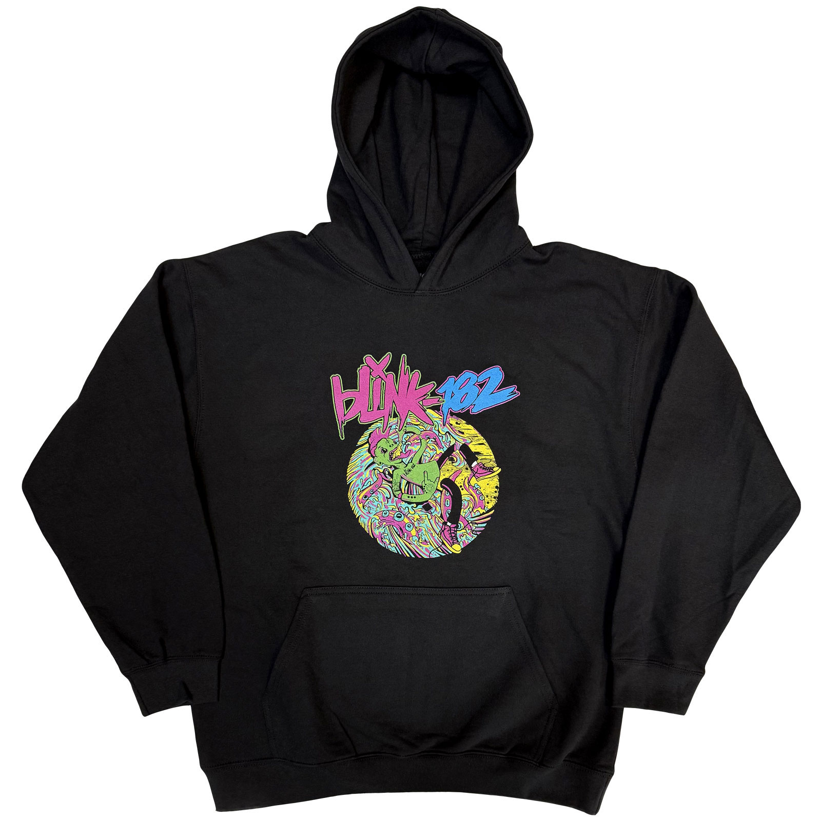Mikina Blink 182 - Overboard Event, Unisex,Čierna,3XL