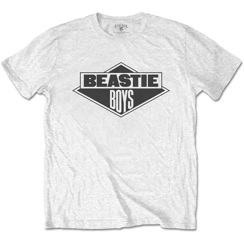 Tričko Beastie Boys - B&W Logo, Unisex,Biela,XXL
