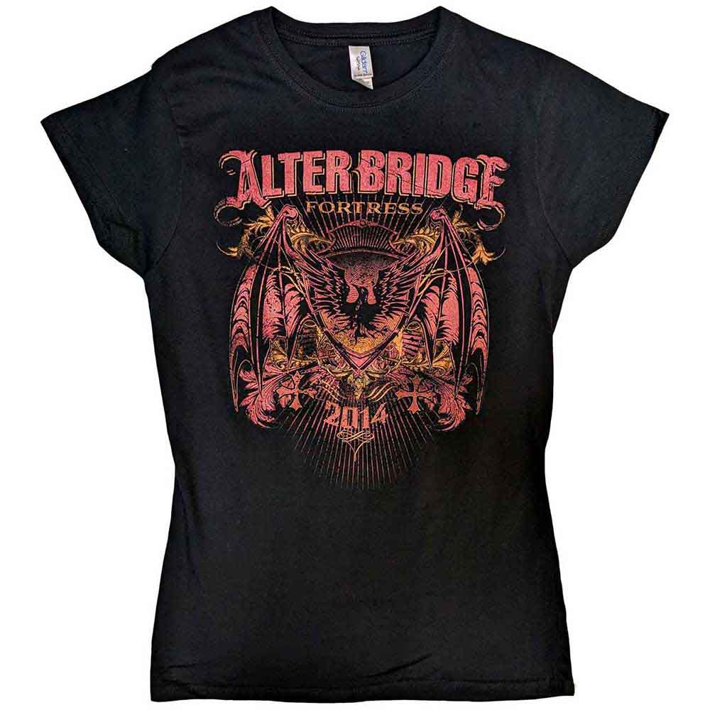Tričko Alter Bridge - Fortress Batwing Eagle, Žena,Čierna,L