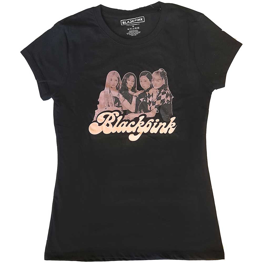 Tričko Blackpink - Photo, Žena,Čierna,XXL