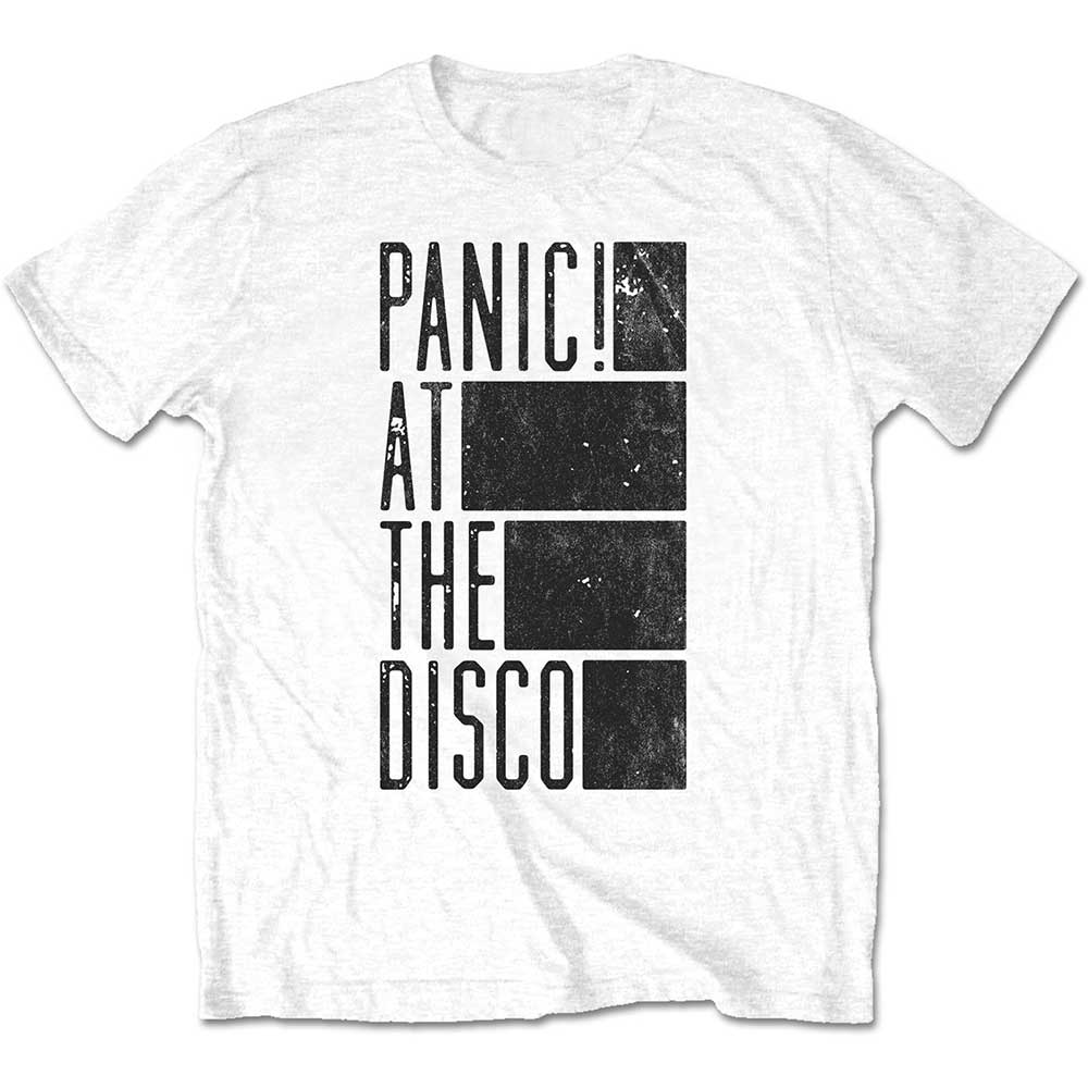 Tričko Panic! At The Disco - Bars, Unisex,Biela,XXL