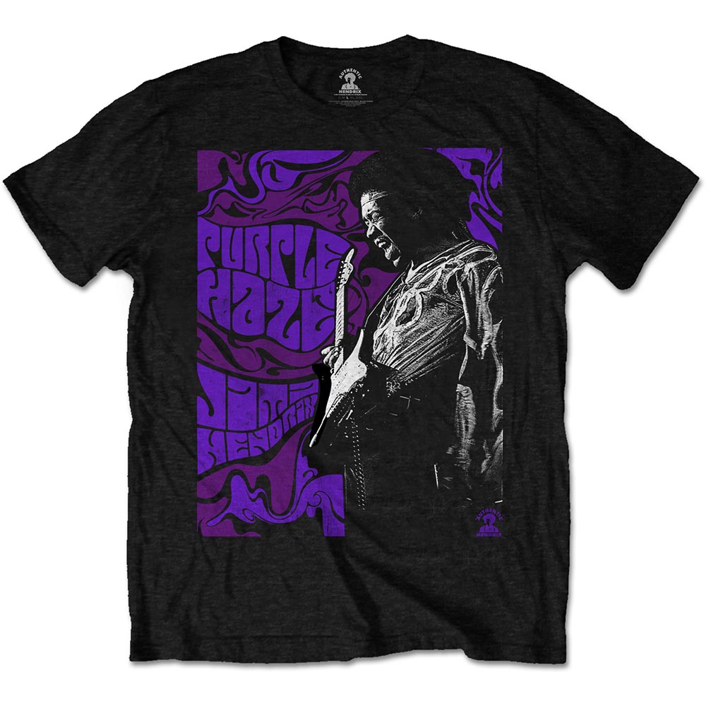 Tričko Jimi Hendrix - Purple Haze, Unisex,Čierna,XXL