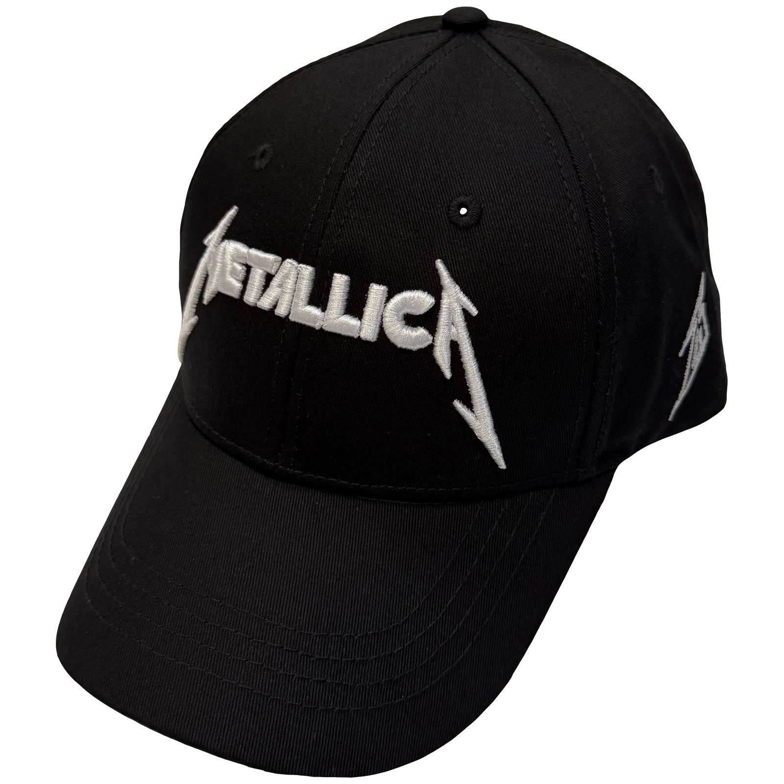 Šiltovka Metallica - Text & M Logos, Unisex,Čierna,Univerzálna