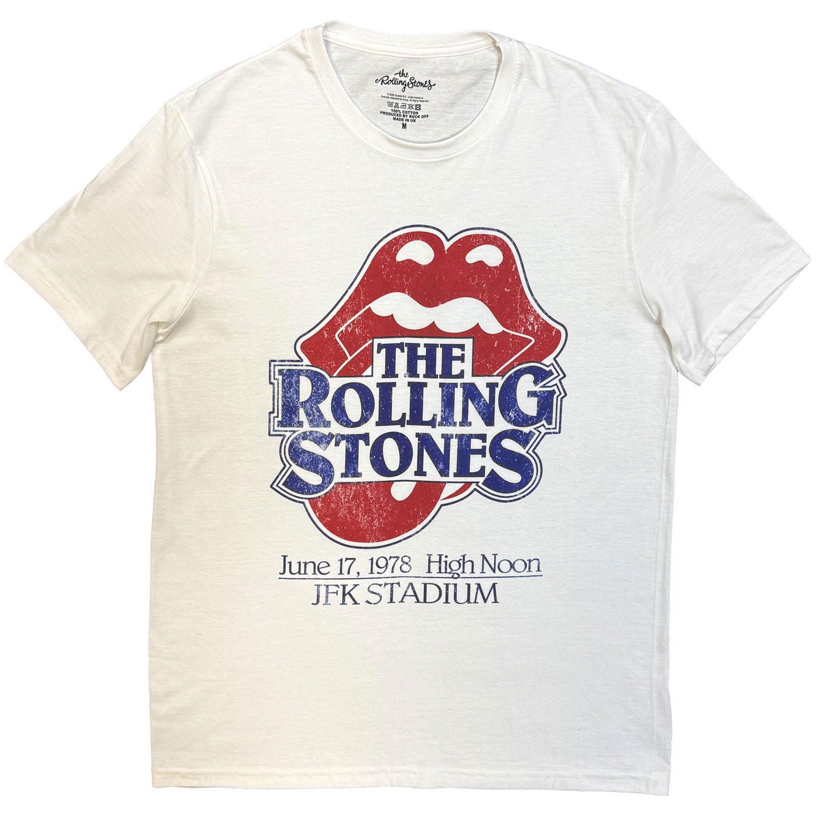 Tričko The Rolling Stones - High Noon JFK Stadium, Unisex,Biela,XXL