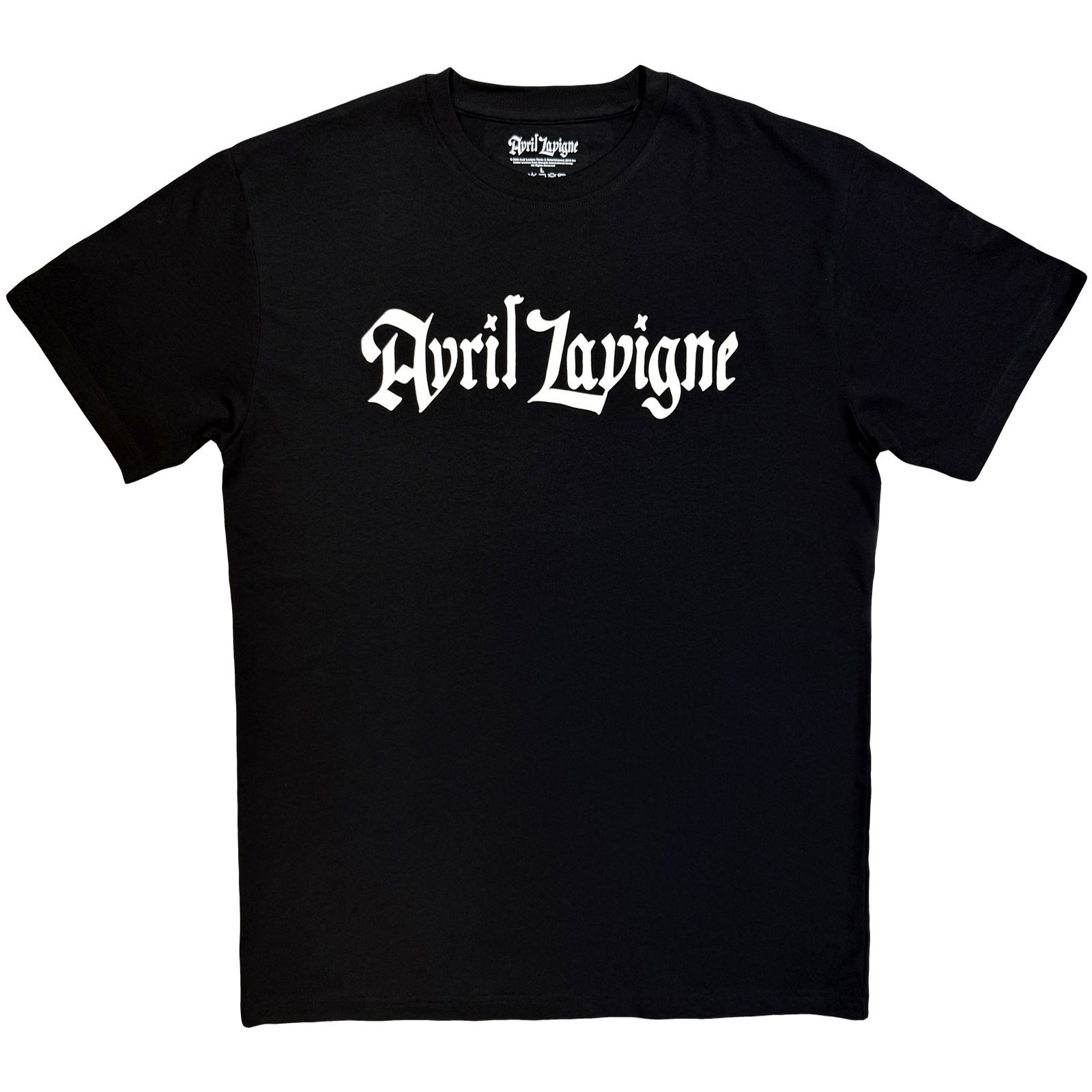 Tričko Avril Lavigne - Logo Mono, Unisex,Čierna,XXL