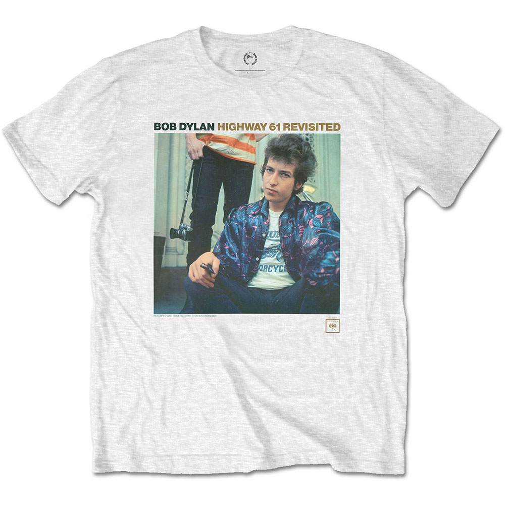 Tričko Bob Dylan - Highway 61 Revisited, Unisex,Biela,XXL