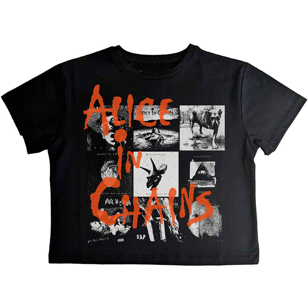 Tielko Alice In Chains - Albums Montage, Žena,Čierna,XXL