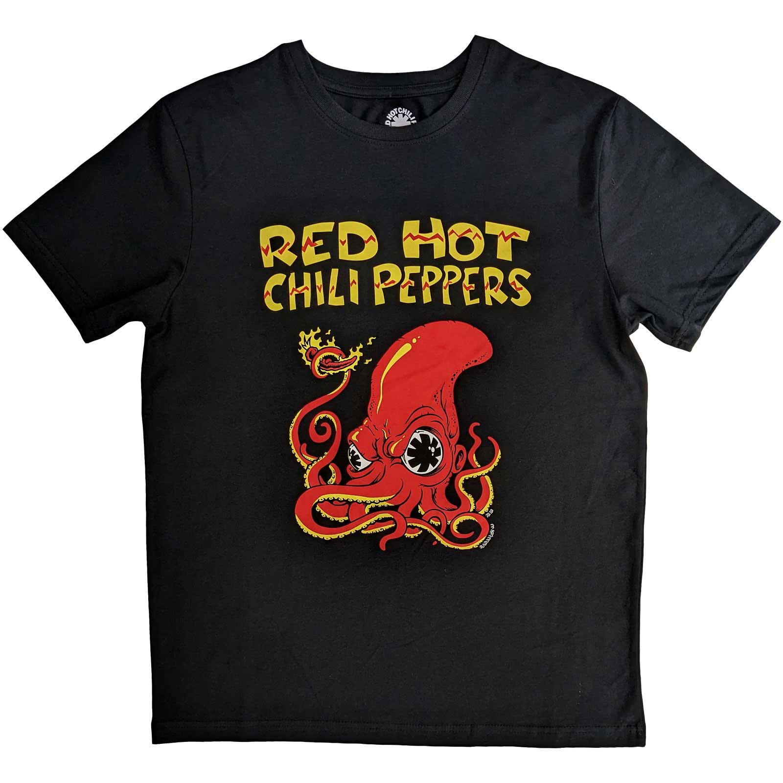 Tričko Red hot chili peppers - Octopus, Unisex,Čierna,S