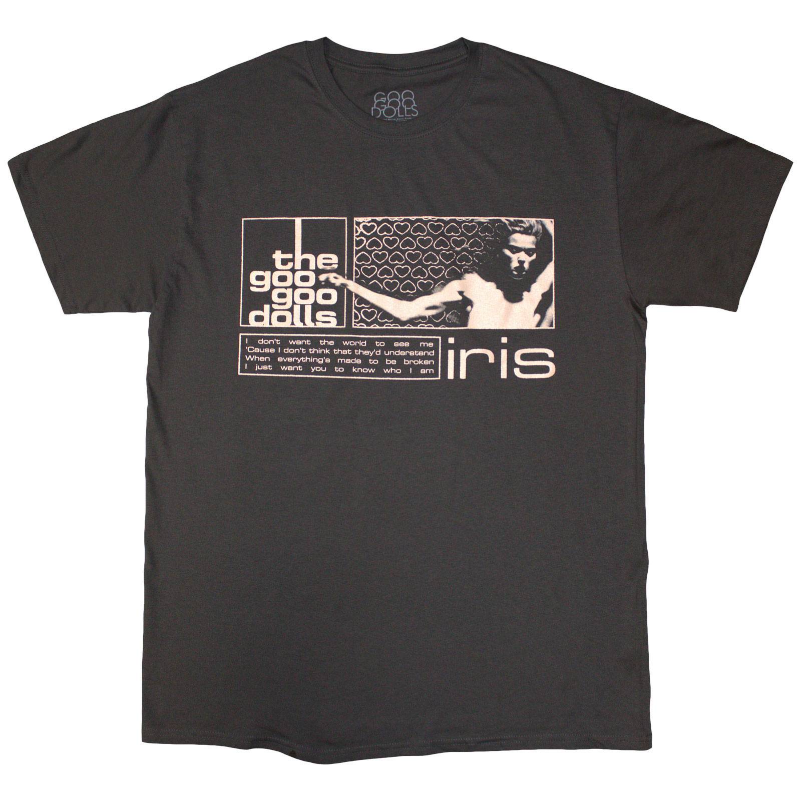 Tričko Goo Goo Dolls - Iris, Unisex,Šedá,XXL