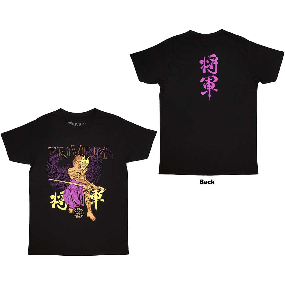 Tričko Trivium - Kanji, Unisex,Čierna,XXL
