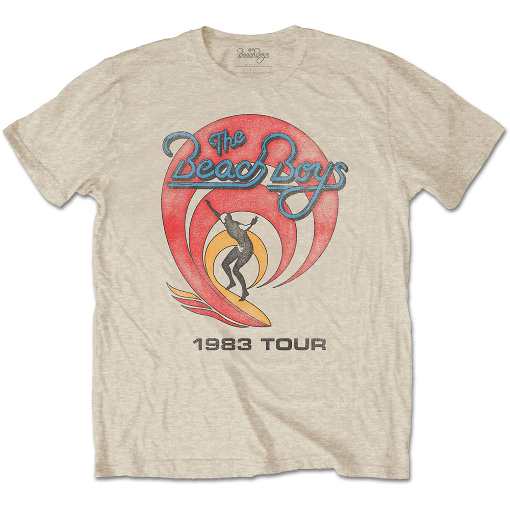 Tričko The Beach Boys - 1983 Tour, Unisex,Natural,XXL