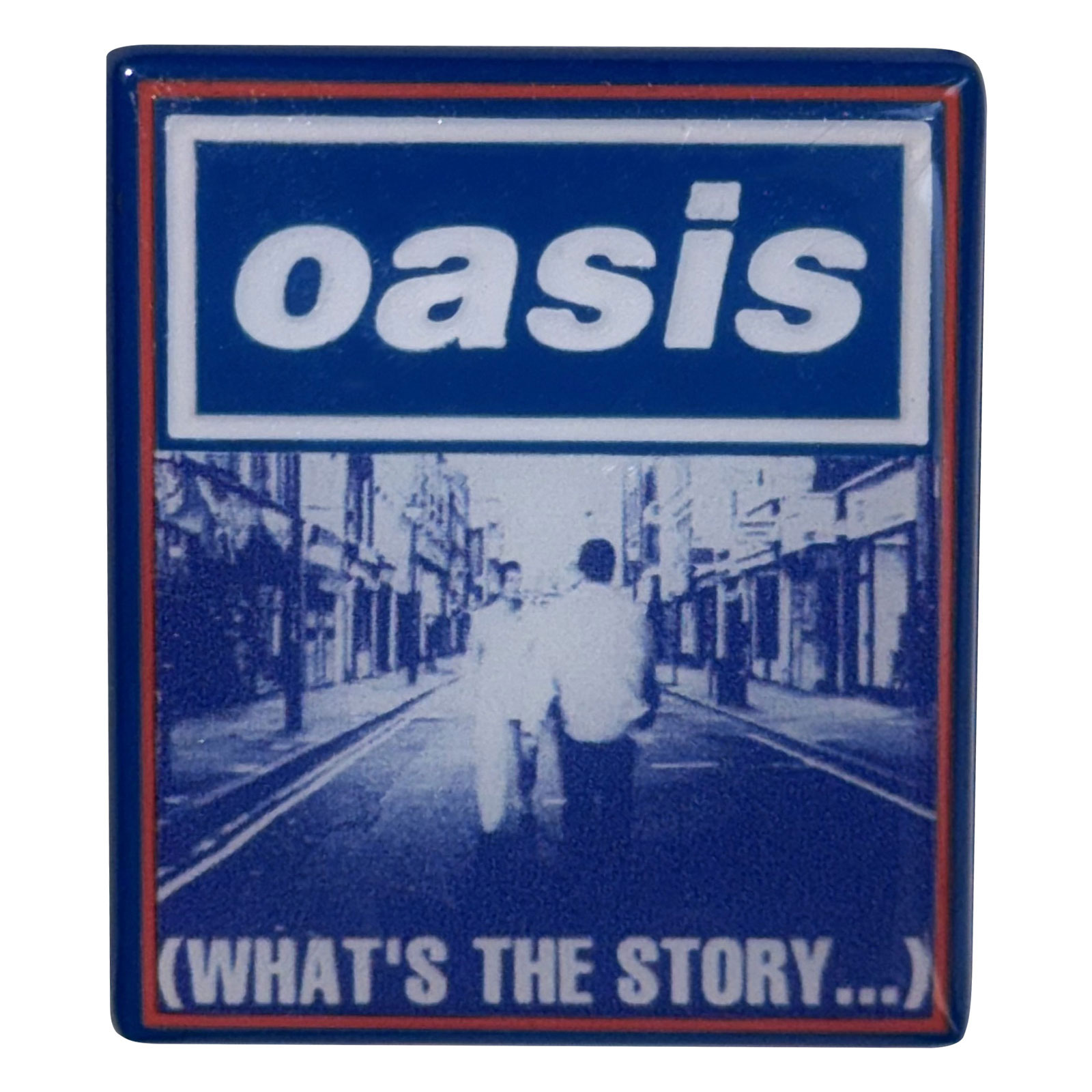 Odznak Oasis - What's The Story Blue Tone