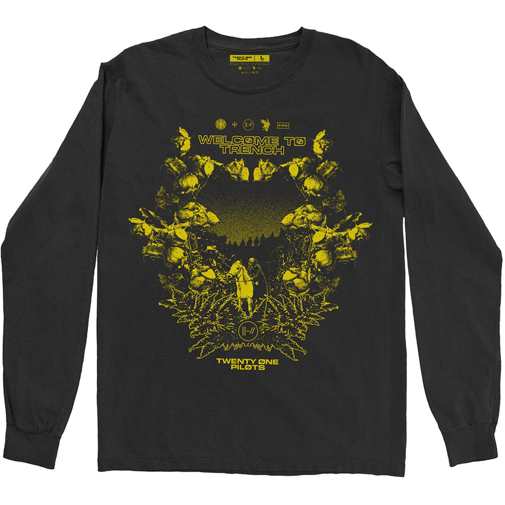 Tričko s dlhým rukávom Twenty One Pilots - Trench Scene, Unisex,Čierna,XXL