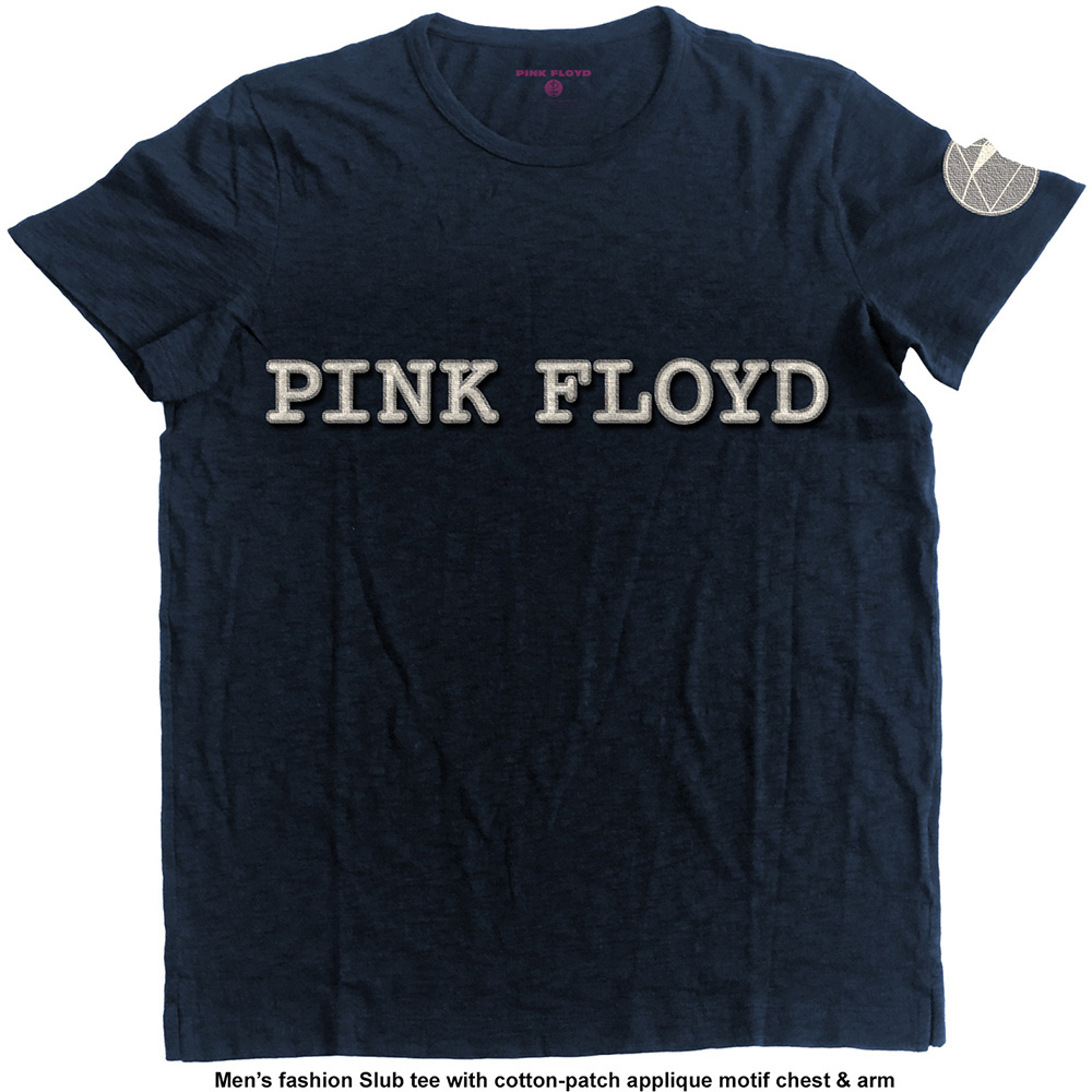 Tričko Pink Floyd - Logo & Prism, Unisex,Modrá,XL