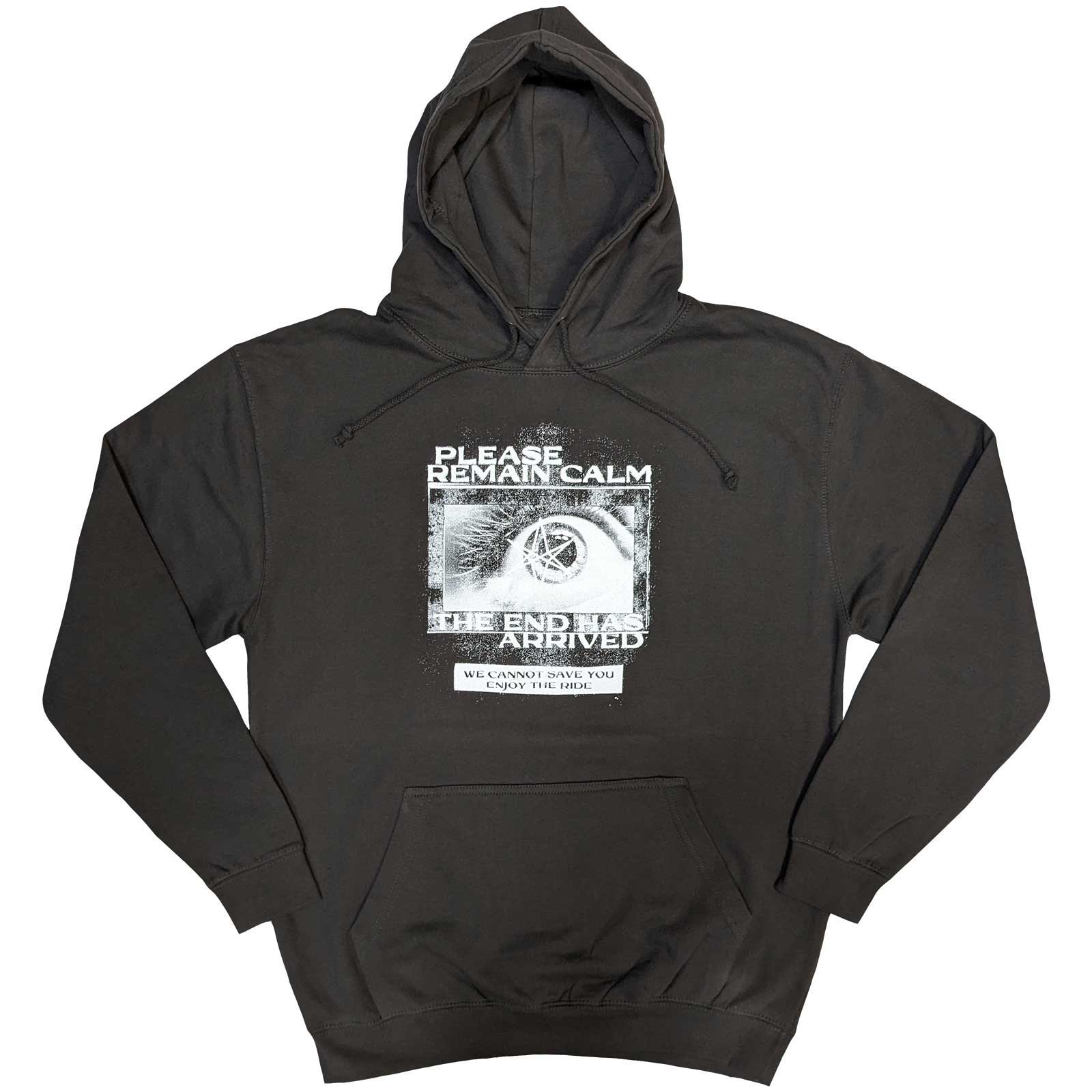Mikina Bring me the horizon - Remain Calm FP, Unisex,Šedá,XXL