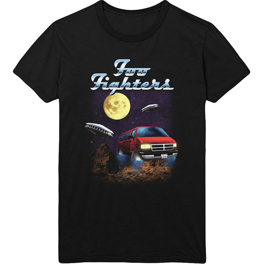 Tričko Foo Fighters - Van Tour, Unisex,Čierna,XXL