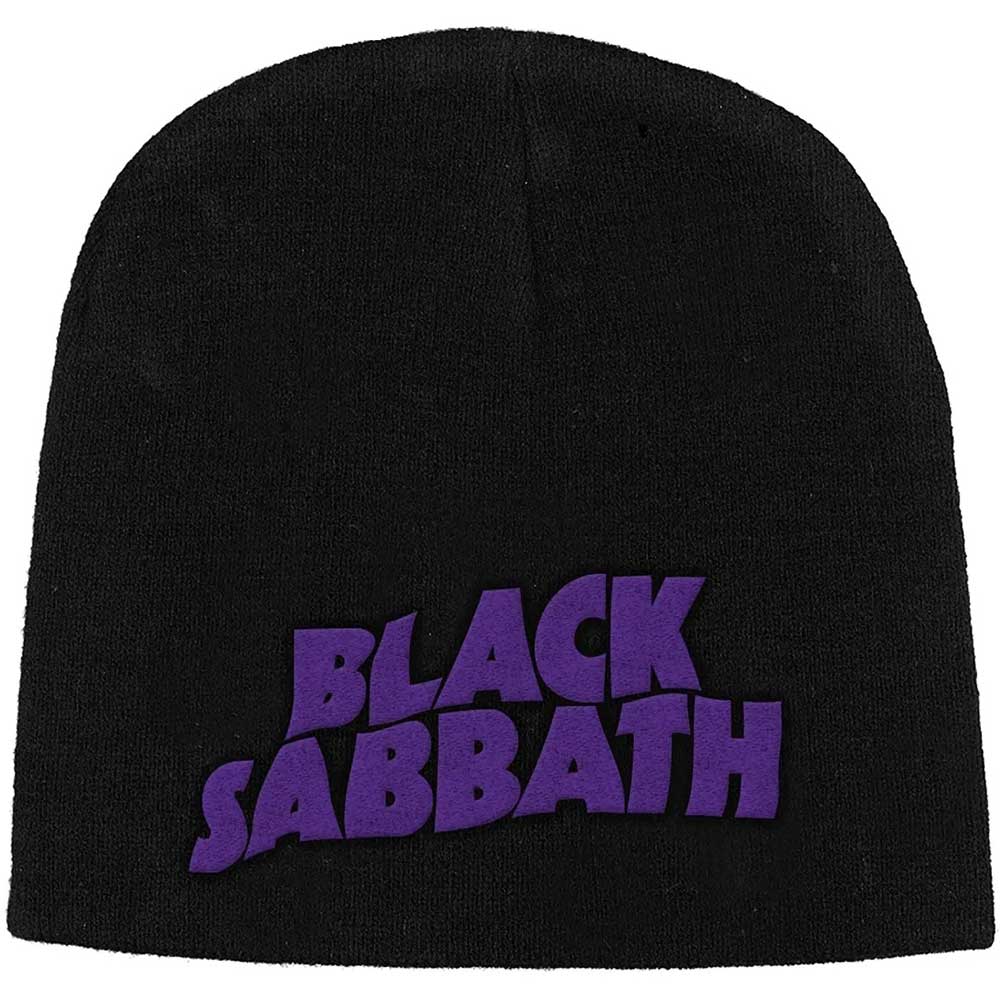 Čapica Black Sabbath - Purple Logo, Unisex,Čierna,Univerzálna