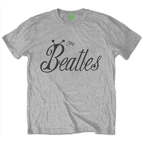 Tričko The Beatles - Bug Logo, Unisex,Šedá,XXL
