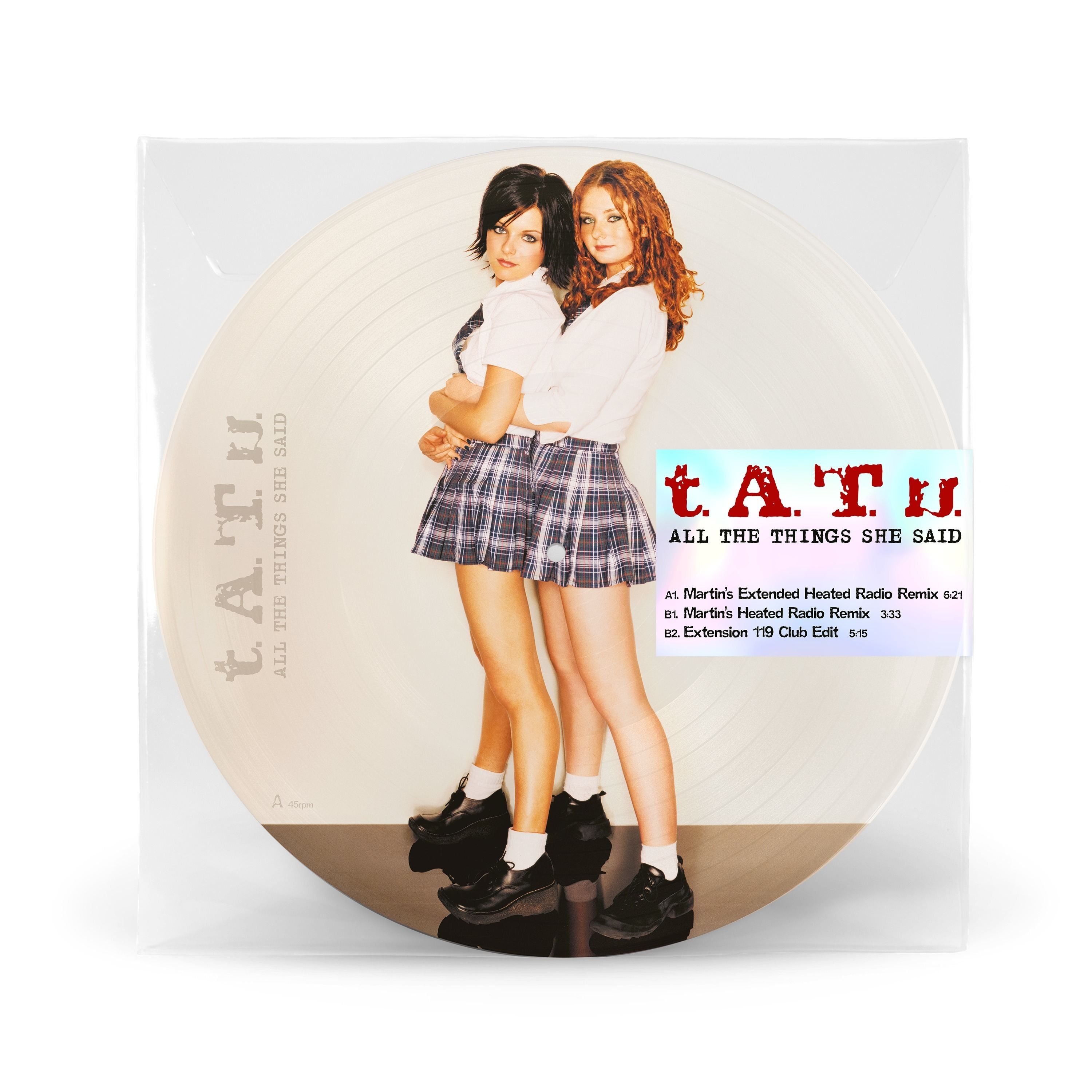 Vinyl t.A.T.u. - ALL THE THINGS SHE SAID