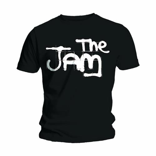 Tričko The Jam - Spray Logo Black, Unisex,Čierna,XXL