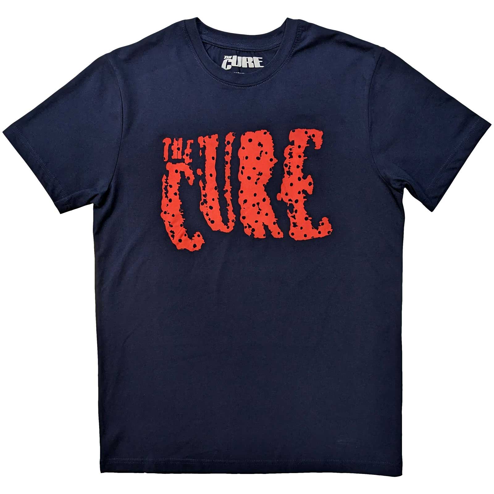 Tričko The Cure - Logo, Unisex,Modrá,XXL