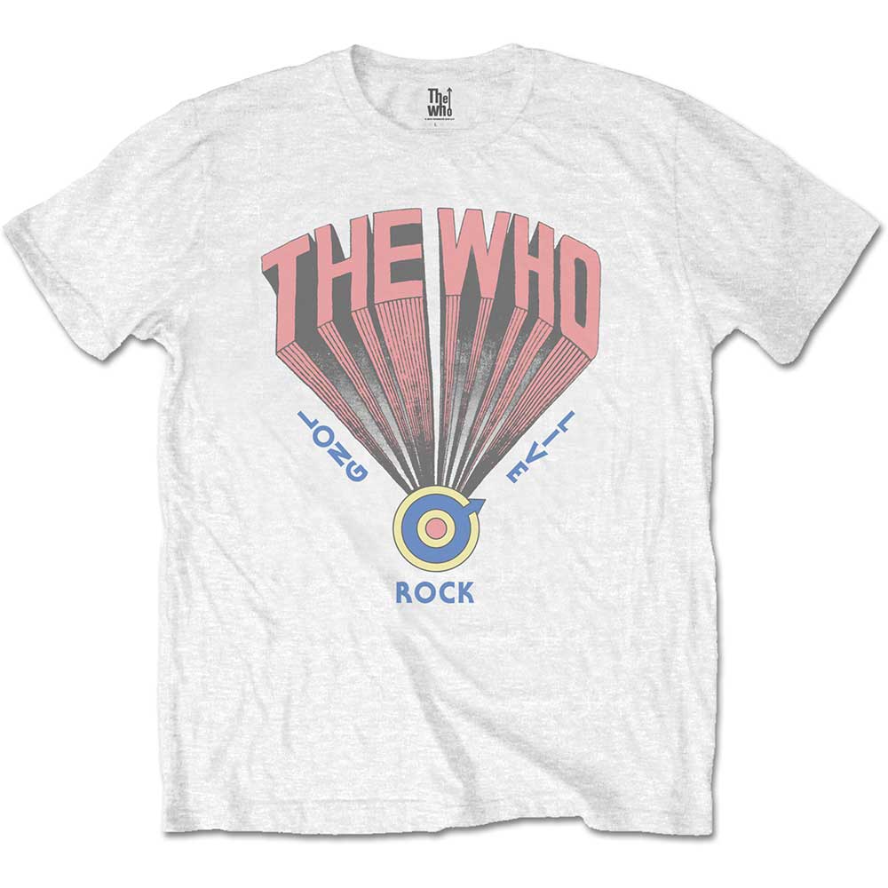 Tričko The Who - Long Live Rock, Unisex,Biela,XXL