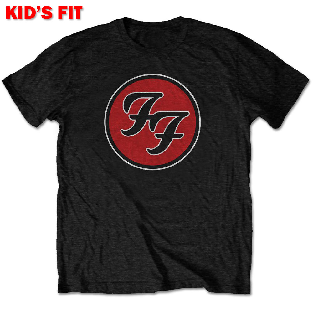 Tričko Foo Fighters - FF Logo, Dieťa,Čierna,7 – 8 rokov
