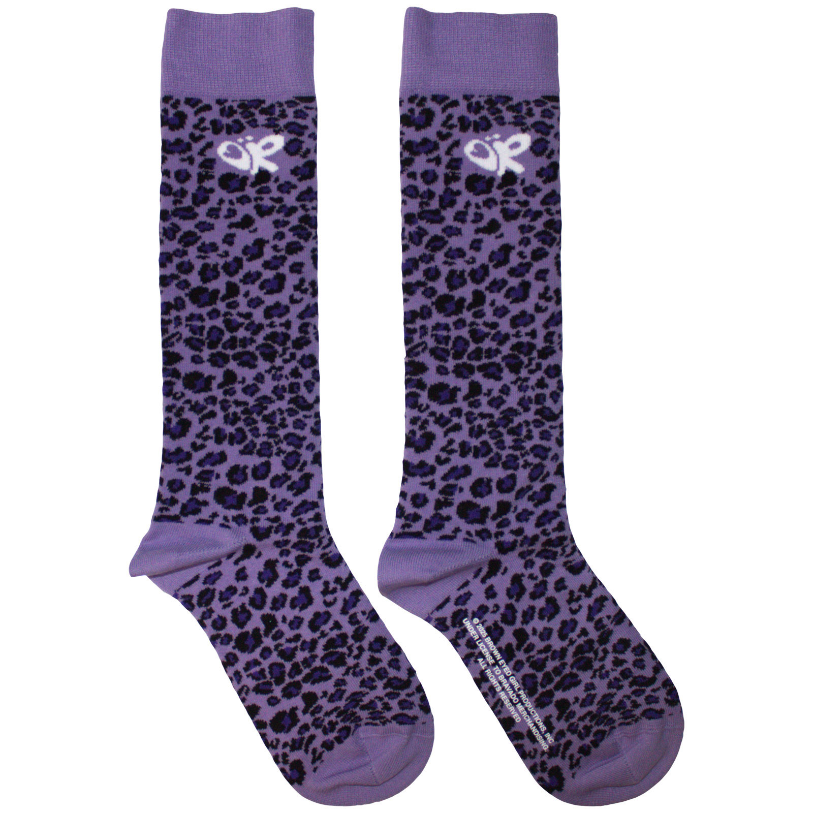 Ponožky Olivia Rodrigo - Leopard Print, Unisex,Fialová,UK 4 - 7