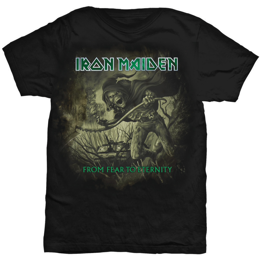 Tričko Iron Maiden - From Fear To Eternity Distressed, Unisex,Čierna,M