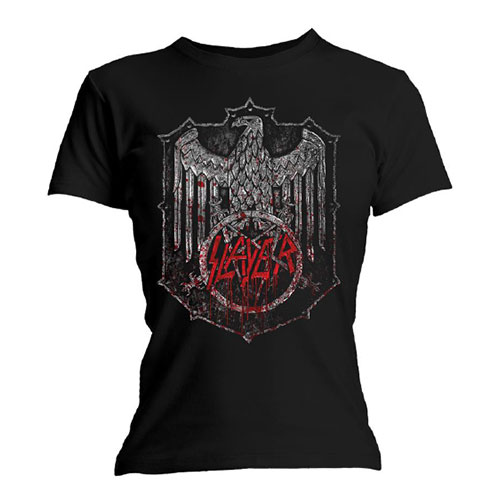 Tričko Slayer - Bloody Shield, Žena,Čierna,L