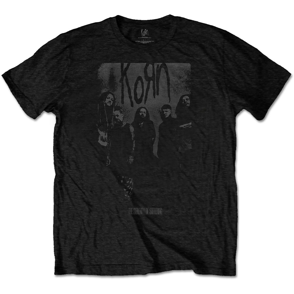 Tričko Korn - Knock Wall, Unisex,Čierna,XXL
