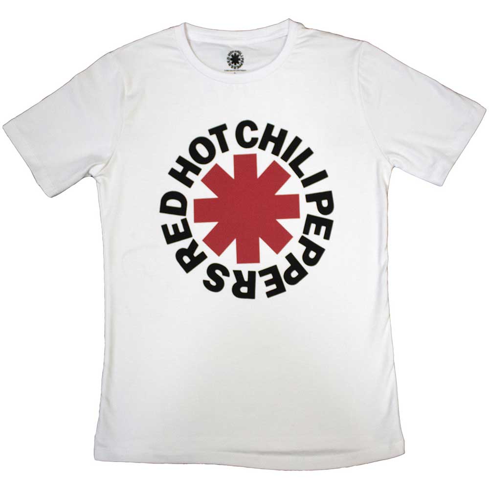 Tričko Red hot chili peppers - Classic Asterisk, Žena,Biela,XXL
