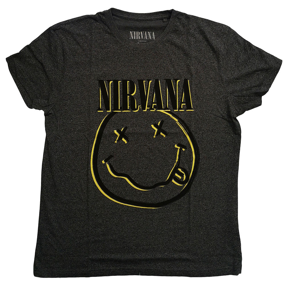Tričko Nirvana - Inverse Smiley, Unisex,Multicolor,XXL
